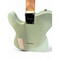 Used Squier Paranormal Baritone Cabronita Telecaster Seafoam Green Solid Body Electric Guitar