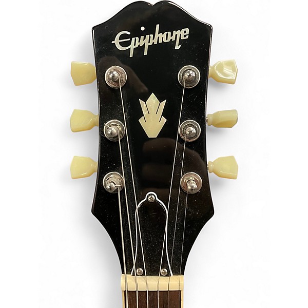 Used 2021 Epiphone ES-335 Figured Top IG Rasberry Hollow Body Electric Guitar