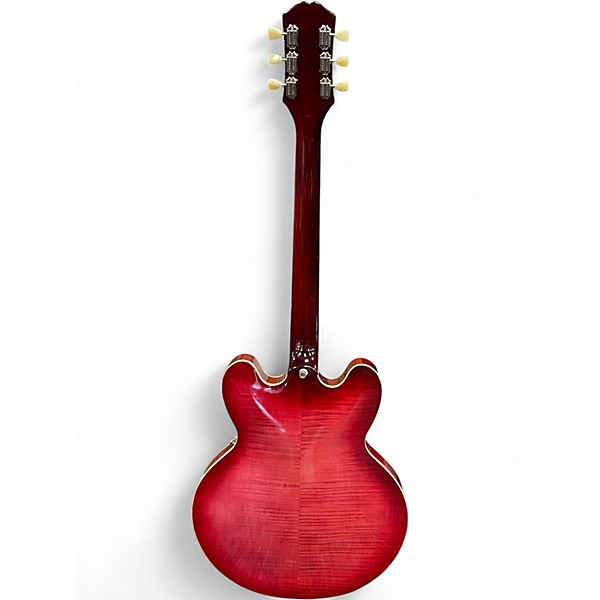 Used 2021 Epiphone ES-335 Figured Top IG Rasberry Hollow Body Electric Guitar