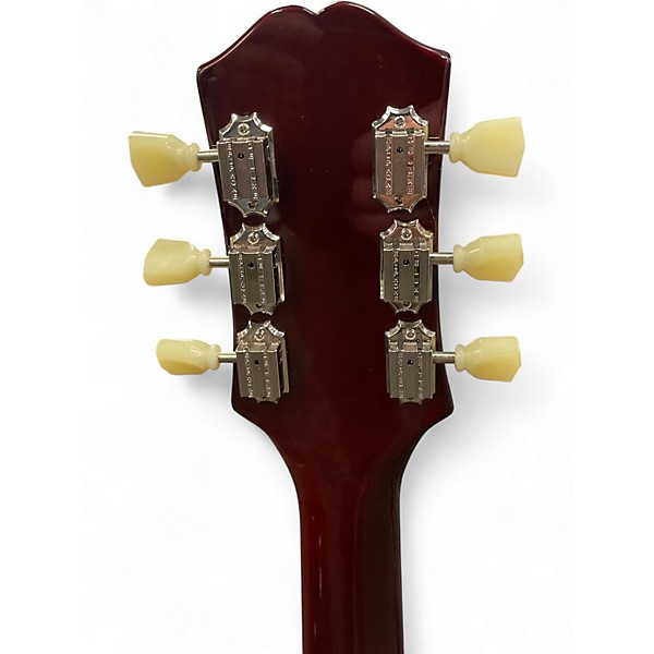 Used 2021 Epiphone ES-335 Figured Top IG Rasberry Hollow Body Electric Guitar