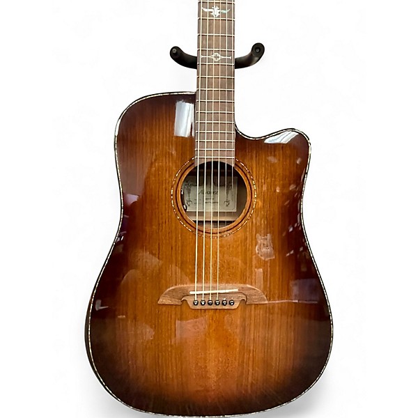 Used Alvarez MDA77CEARshb burst Acoustic Electric Guitar