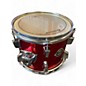 Used Ludwig 5 Piece Accent Candy Apple Red Metallic Drum Kit