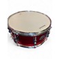 Used Ludwig 5 Piece Accent Candy Apple Red Metallic Drum Kit