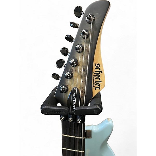 Used Schecter Guitar Research Reaper 6 FR Charcoal Burst Electric Guitar