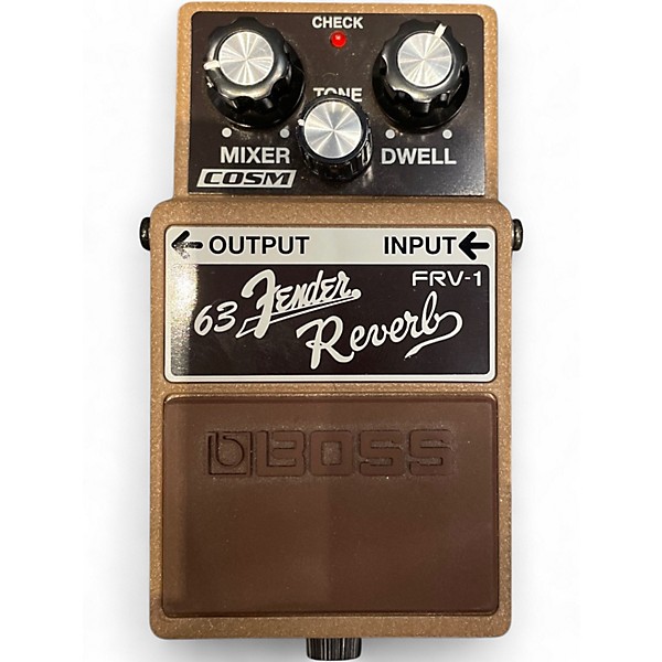 Used BOSS FRV1 Fender 63 Reverb Effect Pedal