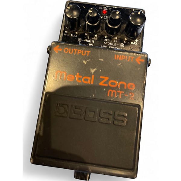Used BOSS MT2 Metal Zone Distortion Effect Pedal