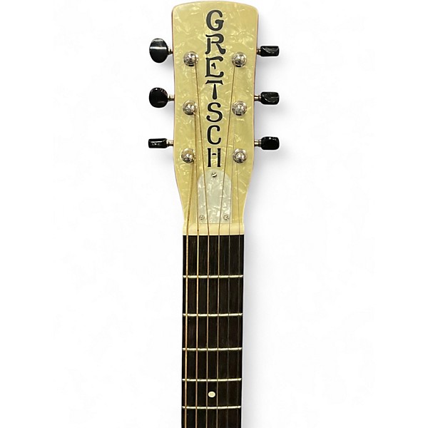 Used Gretsch Guitars G9201 Honeydipper Metal Round Neck Silver Resonator Guitar