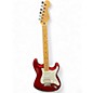 Used 2008 Fender Standard Stratocaster Candy Apple Red Solid Body Electric Guitar thumbnail