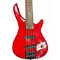 Used Bestler 5 String Red Electric Bass Guitar