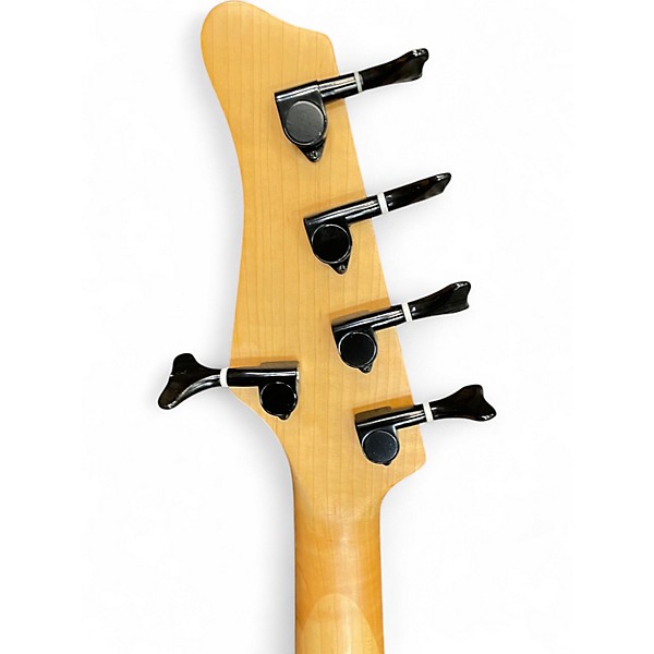 Used Bestler 5 String Red Electric Bass Guitar