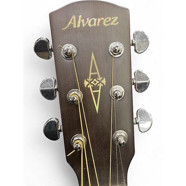 Used Alvarez AF66SHB Brown Burst Acoustic Guitar