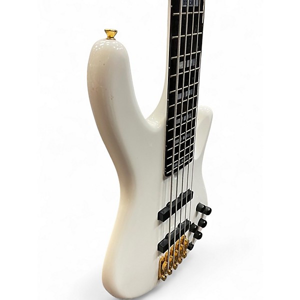 Used Yamaha BBNE2 Nathan East Signature white Electric Bass Guitar