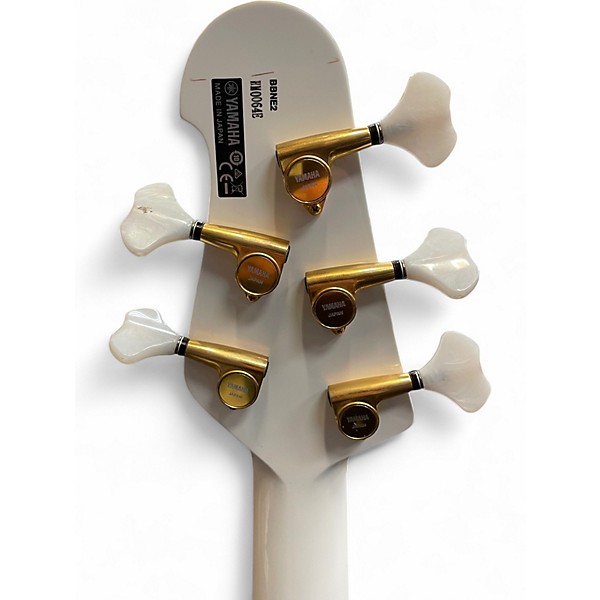 Used Yamaha BBNE2 Nathan East Signature white Electric Bass Guitar