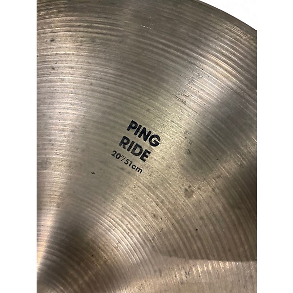 Used Zildjian 20in Ping Ride Cymbal
