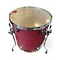 Used Ludwig 4 Piece Backbeat Elite Ruby Grain Drum Kit