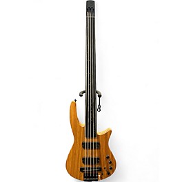 Used NS Design CR5 5 String fretless Natural Electric Bass Guitar
