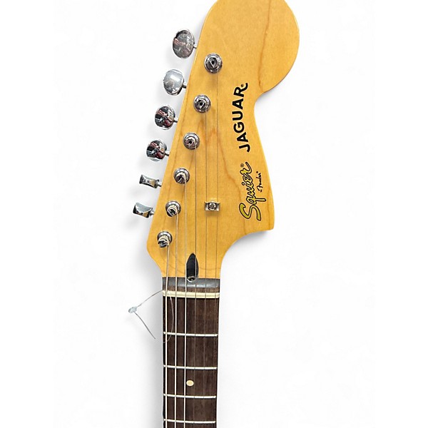 Used Squier Vintage Modified Jaguar Surf Green Solid Body Electric Guitar