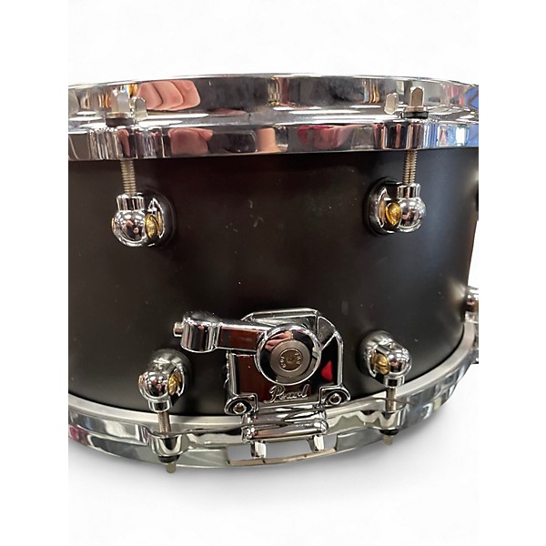 Used Pearl 6.5X14 HYBRID EXOTIC Black Drum