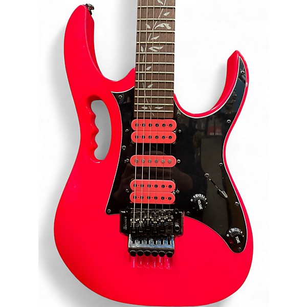 Used Ibanez JEMJRSP Pink Acoustic Guitar