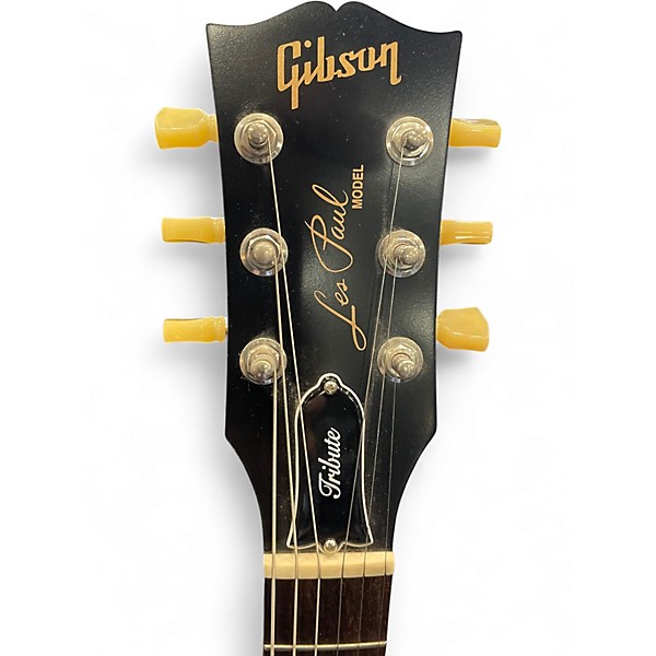 Used Gibson Les Paul Tribute 2 Tone Sunburst Solid Body Electric Guitar