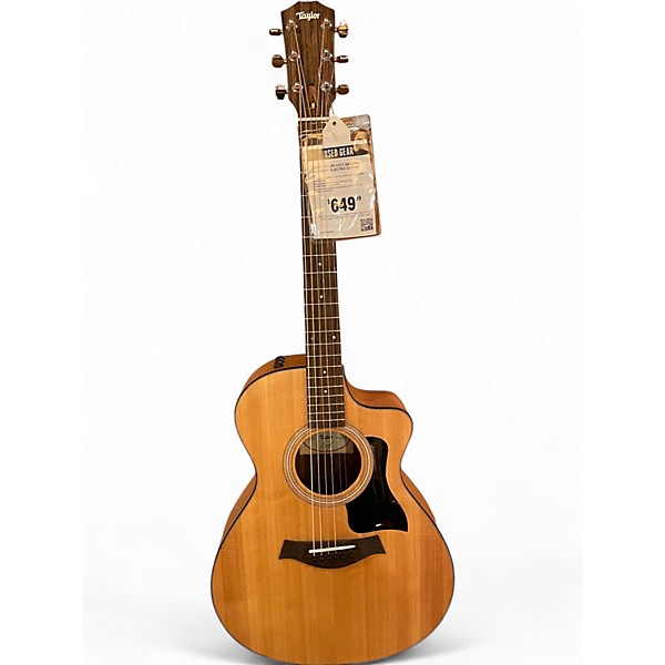 Used Taylor 112ce Natural Acoustic Electric Guitar