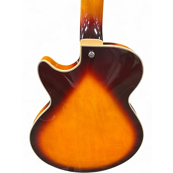 Used D'Angelico Premier Series SS Vintage Sunburst Hollow Body Electric Guitar