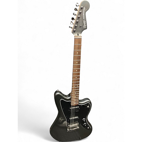 Used 2020s Squier Contemporary Active Jazzmaster HH Metallic Silver Solid Body Electric Guitar