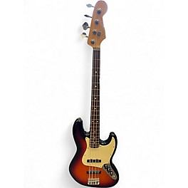 Used Fender American Standard Jazz Bass Sunburst Electric Bass Guitar