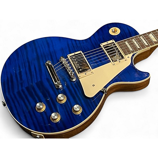 Used 2022 Gibson Les Paul Standard Blue Solid Body Electric Guitar
