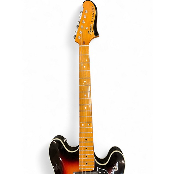 Used Squier Classic Vibe Starcaster 3 Tone Sunburst Hollow Body Electric Guitar