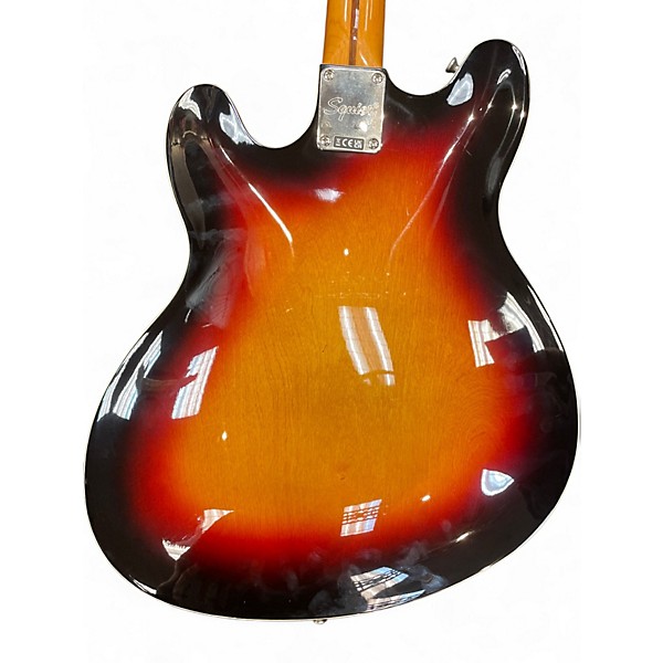 Used Squier Classic Vibe Starcaster 3 Tone Sunburst Hollow Body Electric Guitar