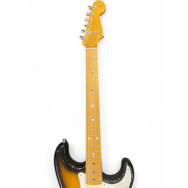 Used Fender JV Modified Stratocaster 3 Tone Sunburst Solid Body Electric Guitar