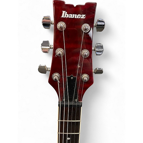 Used Ibanez AX220QM RED Solid Body Electric Guitar