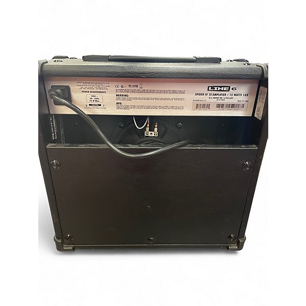 Used Line 6 Spider IV 15W 1X8 Guitar Combo Amp