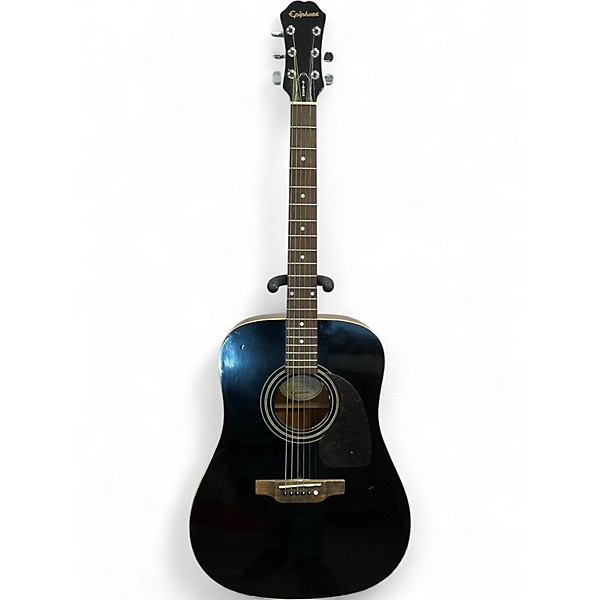 Used Epiphone PR-150 Black Acoustic Guitar