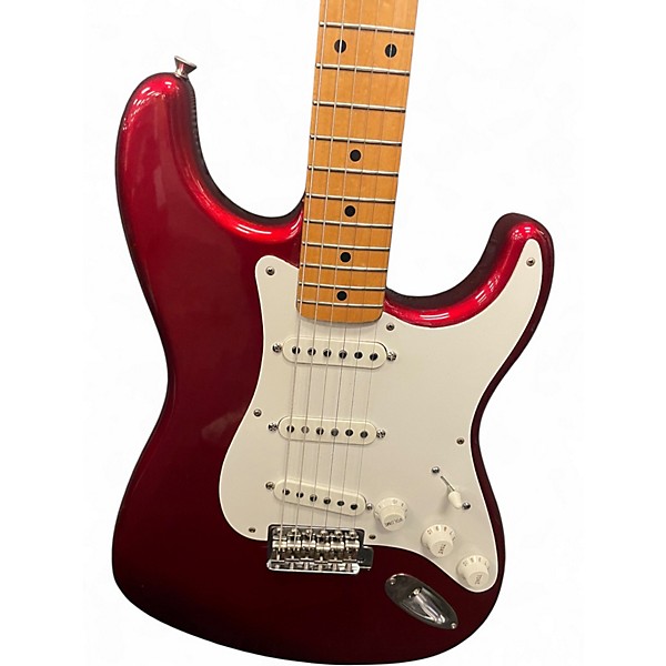 Used Fender MIJ STATOCASTER RED Solid Body Electric Guitar
