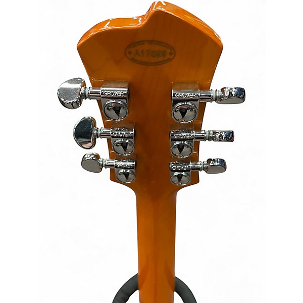 Used Agile Single Cut FLAMED Lemonburst Solid Body Electric Guitar