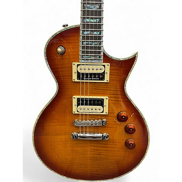 Used ESP LTD EC1000 Amber Solid Body Electric Guitar