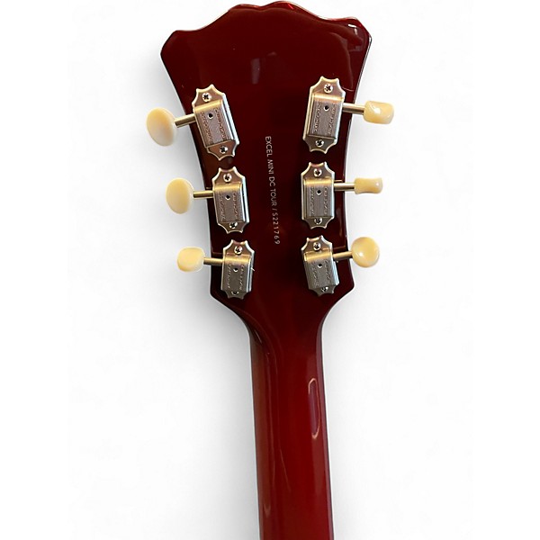 Used D'Angelico EXCEL MINI DC TOUR SOLID WINE Hollow Body Electric Guitar