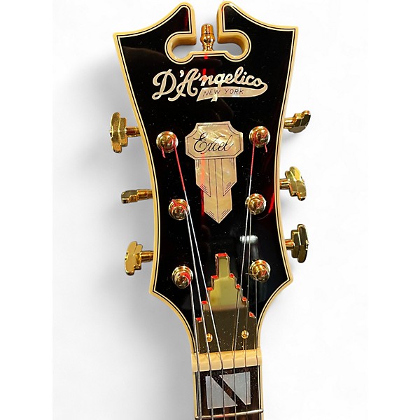 Used D'Angelico EXL-1 Gold Hollow Body Electric Guitar