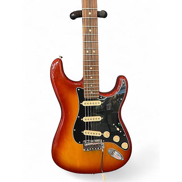 Used 2024 Fender  PLAYER PLUS PF 70TH ANNIVERSARY Sienna Sunburst Solid Body Electric Guitar