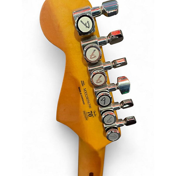 Used 2024 Fender  PLAYER PLUS PF 70TH ANNIVERSARY Sienna Sunburst Solid Body Electric Guitar