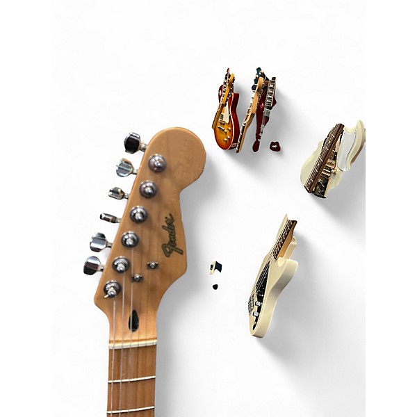 Used Fender FSR MIK ASH STRATOCASTER Natural Solid Body Electric Guitar