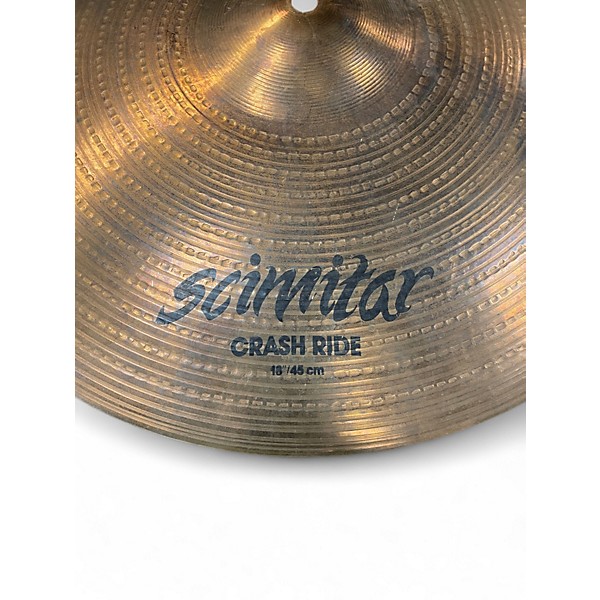 Used Zildjian 18in Scimitar Crash Ride Cymbal