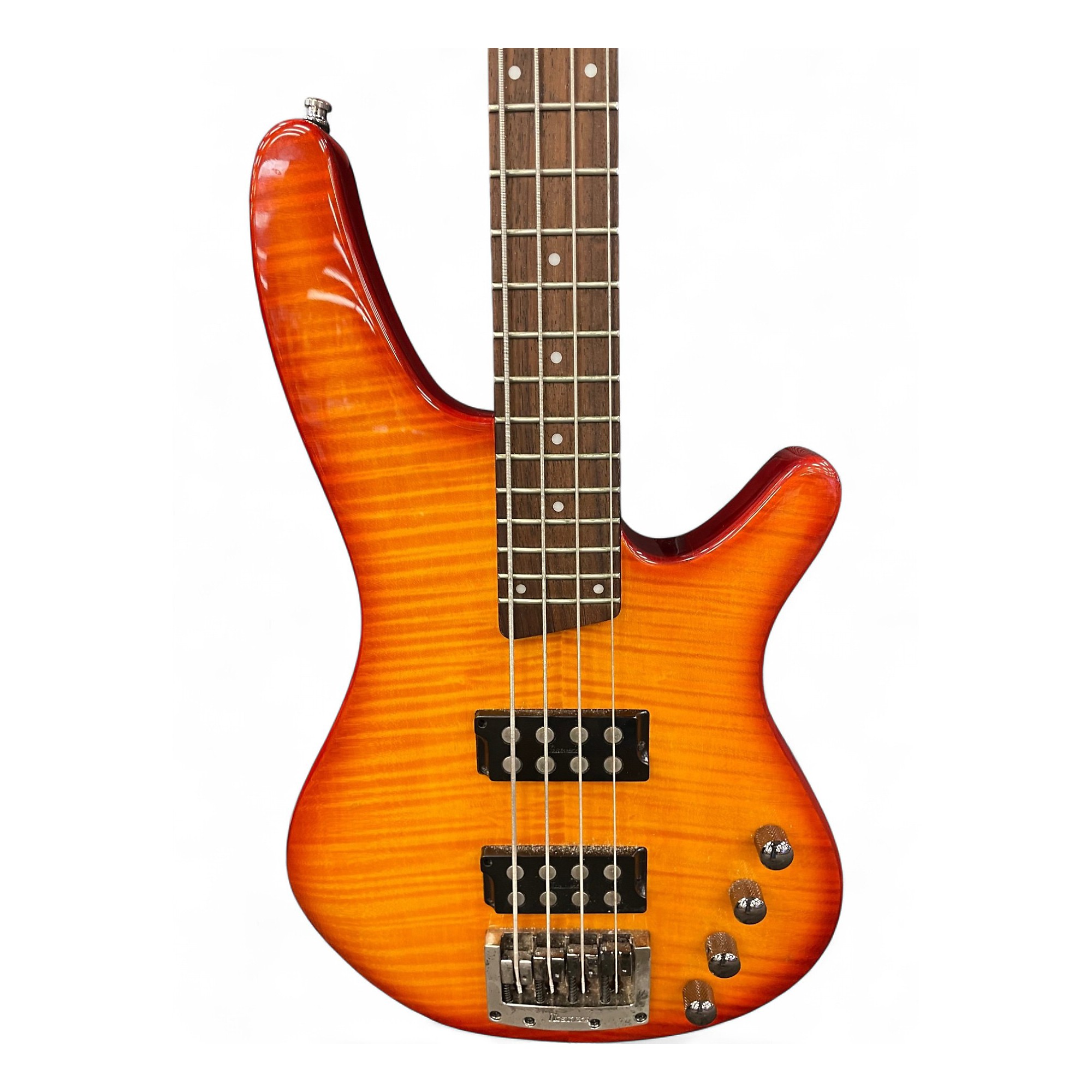 Used Ibanez SRX500 FLAME MAPLE HONEY Electric Bass Guitar FLAME