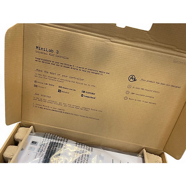 Used Arturia Minilab 3 MIDI Controller