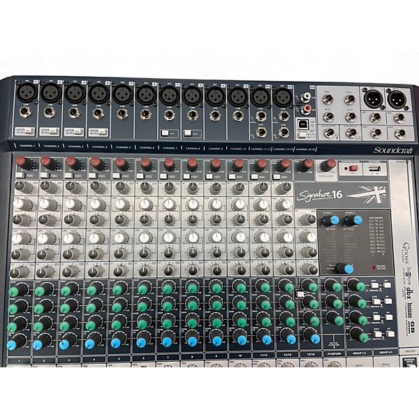 Used Soundcraft signature 16 Powered Mixer