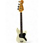 Vintage 1978 Fender Musicmaster Bass Antique White Electric Bass Guitar thumbnail
