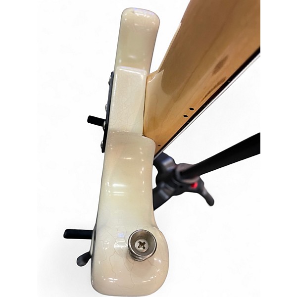 Vintage 1978 Fender Musicmaster Bass Antique White Electric Bass Guitar