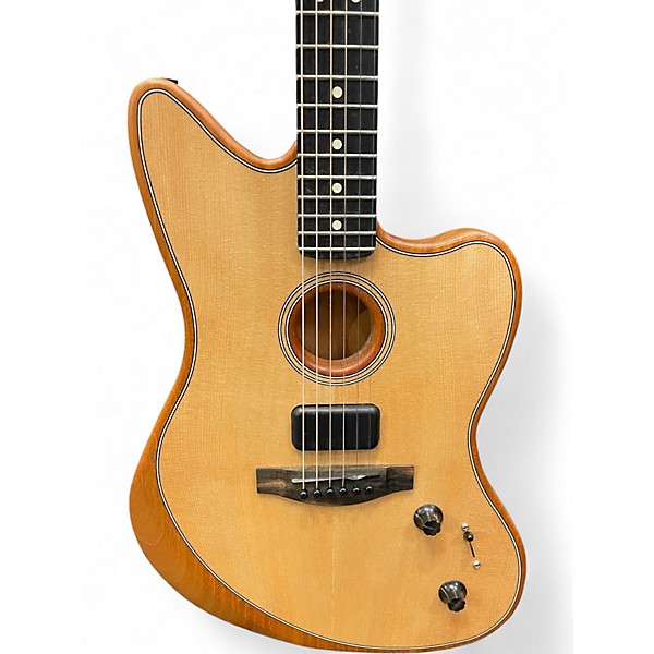 Used Fender AMERICAN ACOUSTISONIC JAZZ MASTER Natural Acoustic Electric Guitar